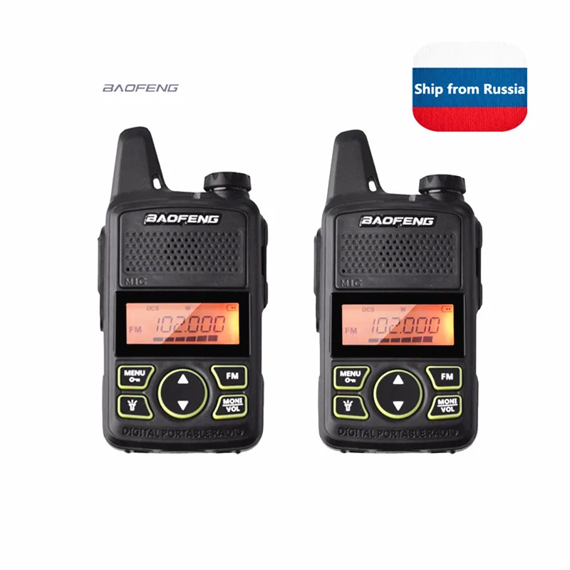 2pack/lot baofeng BF-T1 mini walkie talkie UHF 400-470MHz ham radio station ptt handheld FM Portable pofung bf t1 two way radio
2pack/lot baofeng BF-T1 mini walkie talkie UHF 400-470MHz ham radio station ptt handheld FM Portable pofung bf t1 two way radio