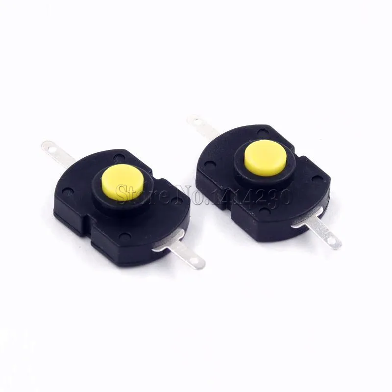 10 шт. параллельные желтые кнопки фонарика 13 DF|button switch|flashlight switchbuttons buttons |