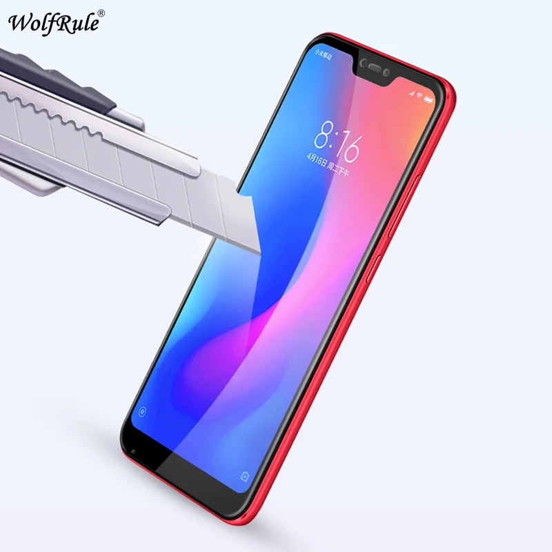 Стекло для Xiaomi Redmi 6 Pro 2 шт. защита экрана закаленное стекло Mi A2 Lite полноэкранная