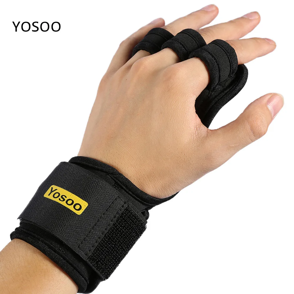 Yosoo 1 Pair Black Nylon Pull Up Gloves Wrist Support Hand Guard Protector Hands Braces Supports for Cross Training Size M L
Yosoo 1 Pair Black Nylon Pull Up Gloves Wrist Support Hand Guard Protector Hands Braces Supports for Cross Training Size M L