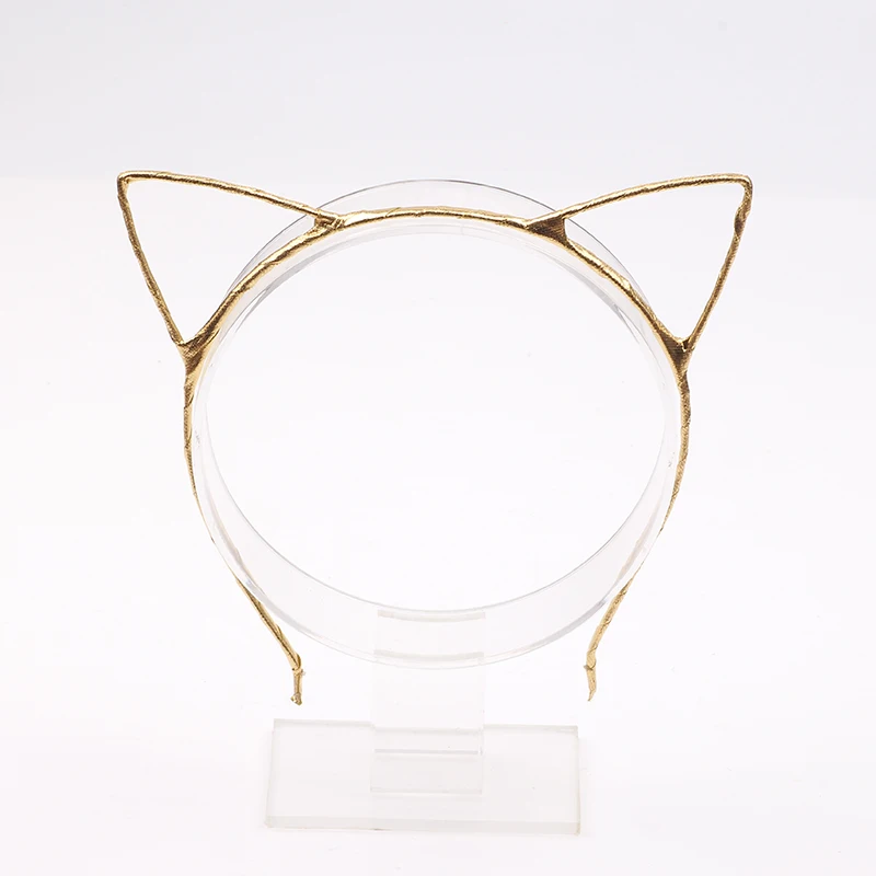 Golden Ribbon Wrap Cat Ears Headband Hairband Novelty fashion cute Devil's head hoop Halloween Hair Accessories For Woman Girls
Golden Ribbon Wrap Cat Ears Headband Hairband Novelty fashion cute Devil's head hoop Halloween Hair Accessories For Woman Girls