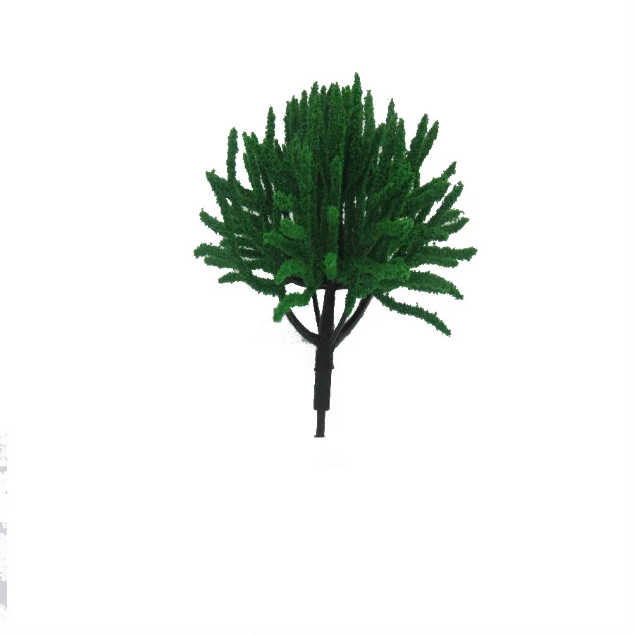 

10 шт./лот 10 см пластиковые модели деревьев Железнодорожный Архитектурный Пейзаж HO N OO