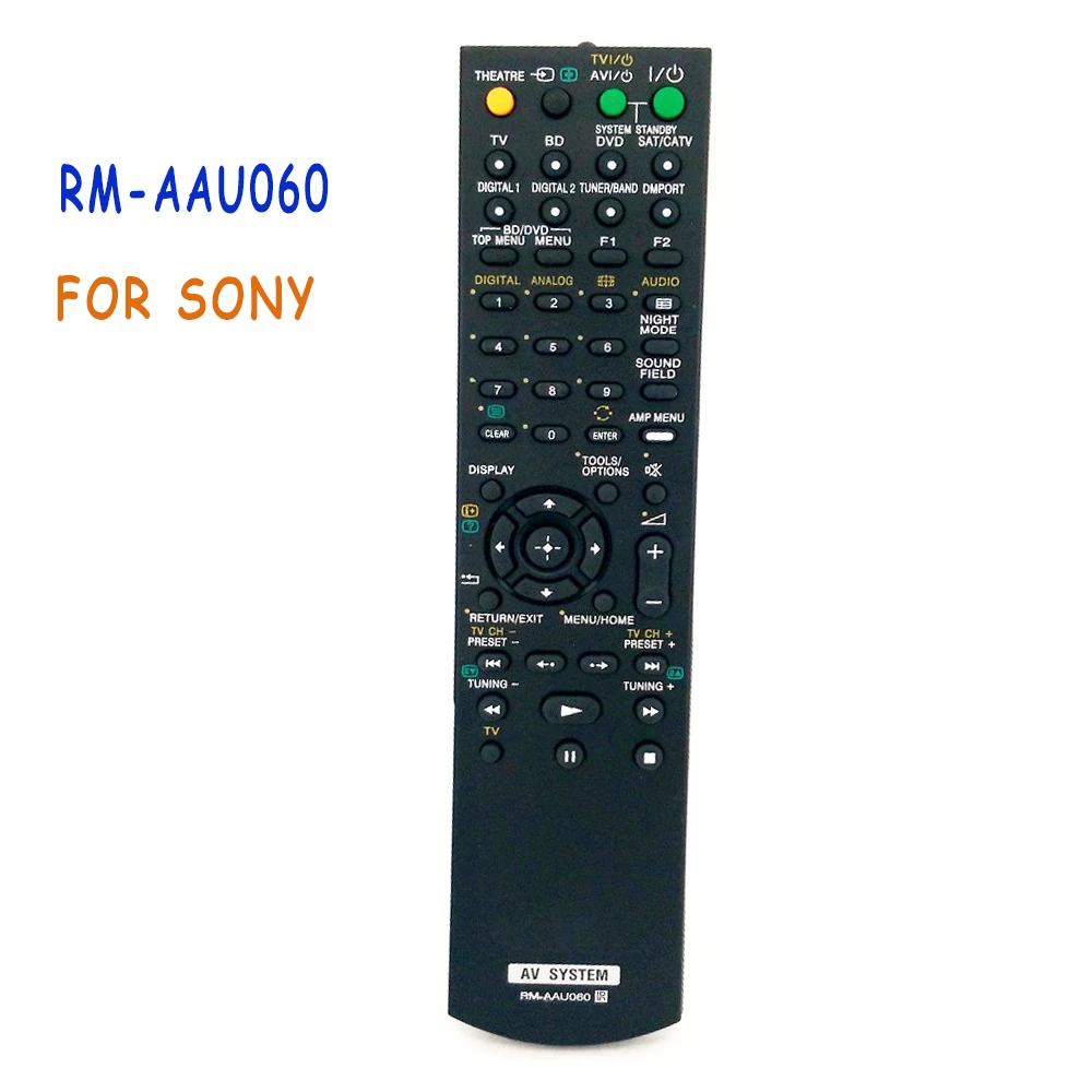 New Replacement RM-AAU060 AV System Remote Control For Sony Home Theater HT-FS3 SA-WFS3 HT-SS360 STR-KS360 STR-KS360S Controle
New Replacement RM-AAU060 AV System Remote Control For Sony Home Theater HT-FS3 SA-WFS3 HT-SS360 STR-KS360 STR-KS360S Controle