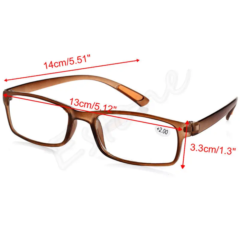Free shipping Unisex Resin Framed Reading Glasses +1.00 1.50 2.00 2.50 3.00 3.50 4.00 Diopter
Free shipping Unisex Resin Framed Reading Glasses +1.00 1.50 2.00 2.50 3.00 3.50 4.00 Diopter
