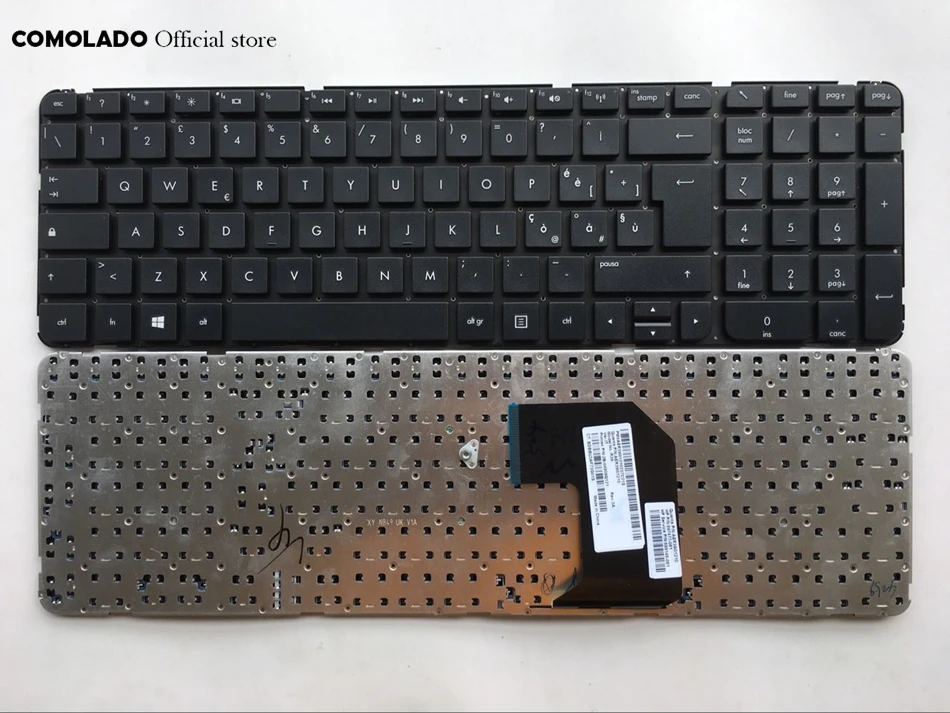 IT итальянская клавиатура для HP Pavilion G7 2000 2200 черный цвет без рамки Клавиатура