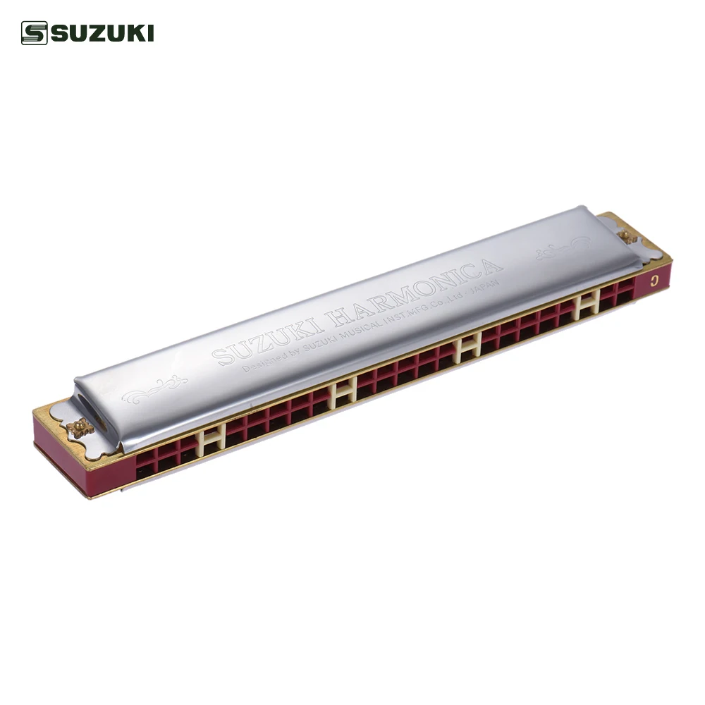 Suzuki Study-24 24 Holes Harmonica Tremolo Key of C with Cleaning Cloth Box Musical Instrument for Beginner Student
Suzuki Study-24 24 Holes Harmonica Tremolo Key of C with Cleaning Cloth Box Musical Instrument for Beginner Student