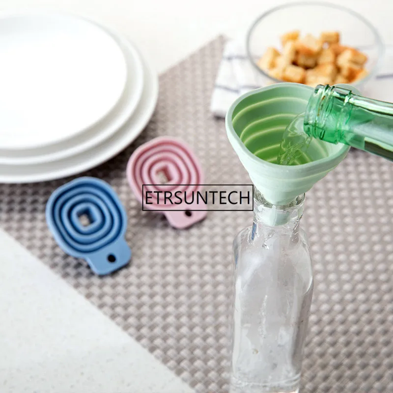 200pcs/lot High Quality Square Protable Mini Silicone Gel Foldable Style Funnel Hopper Kitchen Cooking Tools Accessories Gadget
200pcs/lot High Quality Square Protable Mini Silicone Gel Foldable Style Funnel Hopper Kitchen Cooking Tools Accessories Gadget