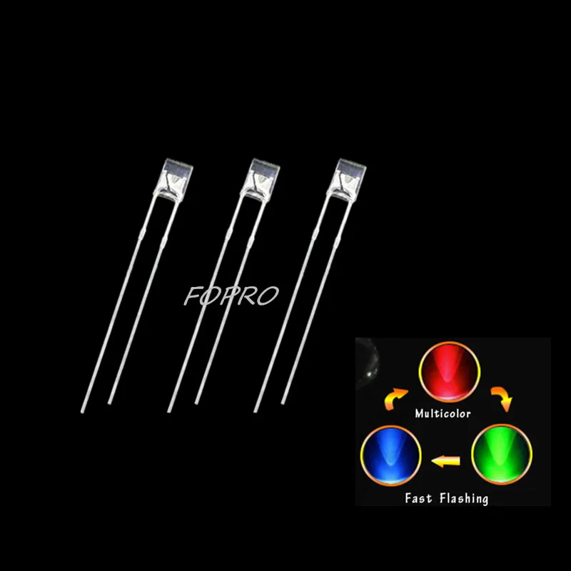 10000PCS 2X3X4mm Square RGB Slow Flashing /Fast Flashing Water Clear Diode Light 234 Rectangle Light-Emitting Diode LED Lamp
10000PCS 2X3X4mm Square RGB Slow Flashing /Fast Flashing Water Clear Diode Light 234 Rectangle Light-Emitting Diode LED Lamp