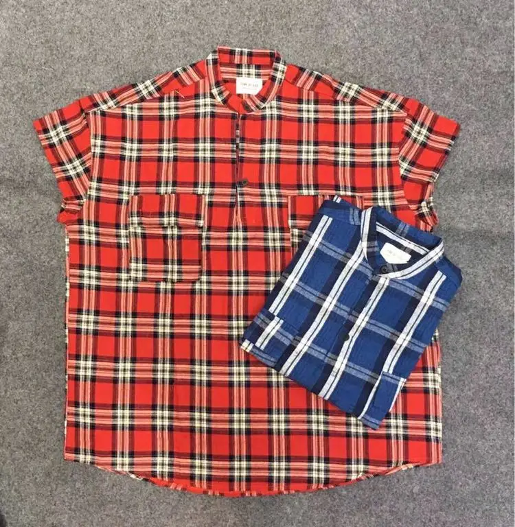 19ss top Korea hiphop justin bieber Men Women sleeveless Shirt Casual Fashion Cotton Pockets Short sleev Lattice shirt
19ss top Korea hiphop justin bieber Men Women sleeveless Shirt Casual Fashion Cotton Pockets Short sleev Lattice shirt