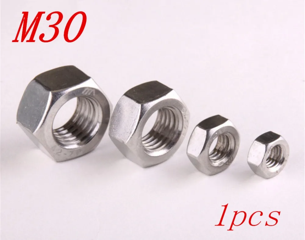 Free Shipping Metric Thread M30 304 Stainless Steel Hexagon Nuts Screw Nuts Hex Nuts
Free Shipping Metric Thread M30 304 Stainless Steel Hexagon Nuts Screw Nuts Hex Nuts