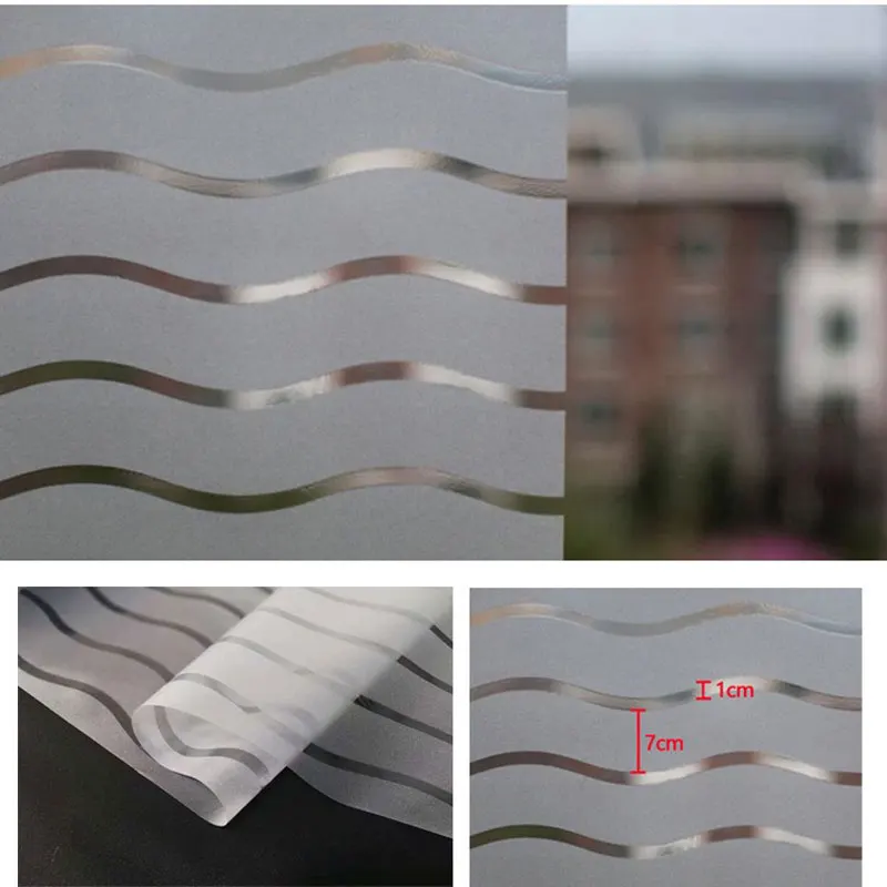 Wavy Stripe Glass Film Frosted Window Sticker Scrub Static bedroom Office Meeting Room door Glue-free Home Decorative Vinyl Film
Wavy Stripe Glass Film Frosted Window Sticker Scrub Static bedroom Office Meeting Room door Glue-free Home Decorative Vinyl Film