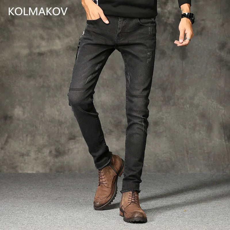 2020 Fashion Long Jeans Men Black Pencil Pants Top Quality Trousers Slim Autumn Denim Elastic Straight Pants Men's Casual Jeans
2020 Fashion Long Jeans Men Black Pencil Pants Top Quality Trousers Slim Autumn Denim Elastic Straight Pants Men's Casual Jeans