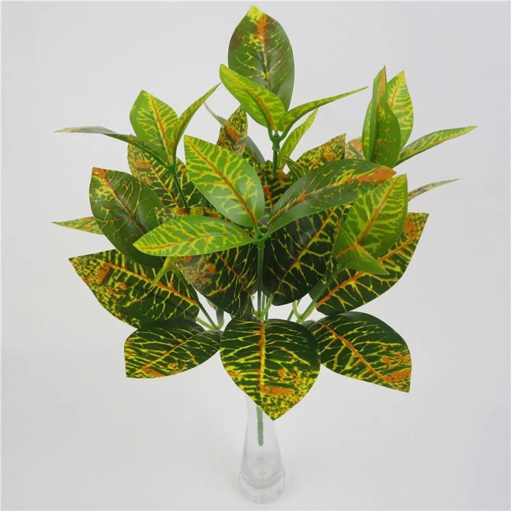 33cm 7 Forks Artificial Plants Grass Plastic Flower Artificial Turtle Leaves Wall Green plant accessories material Potted Plant
33cm 7 Forks Artificial Plants Grass Plastic Flower Artificial Turtle Leaves Wall Green plant accessories material Potted Plant