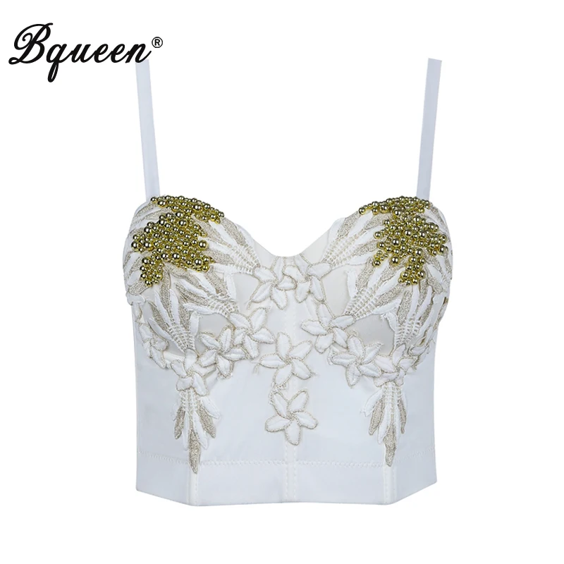 Bqueen 2019 Women Cropped Top Sexy Sleeveless Backless Beading Print Floral Fashion Short Top Party Club Summer Bodycon Vest
Bqueen 2019 Women Cropped Top Sexy Sleeveless Backless Beading Print Floral Fashion Short Top Party Club Summer Bodycon Vest