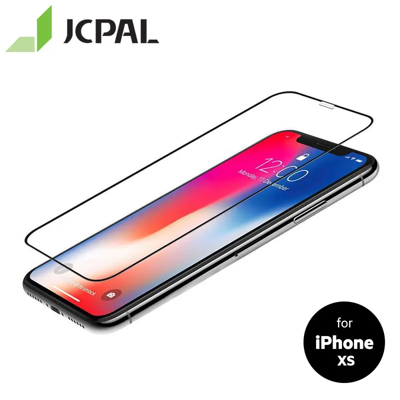 Защитное стекло JCPAL для iPhone XS полноэкранная пленка 9H с полным покрытием