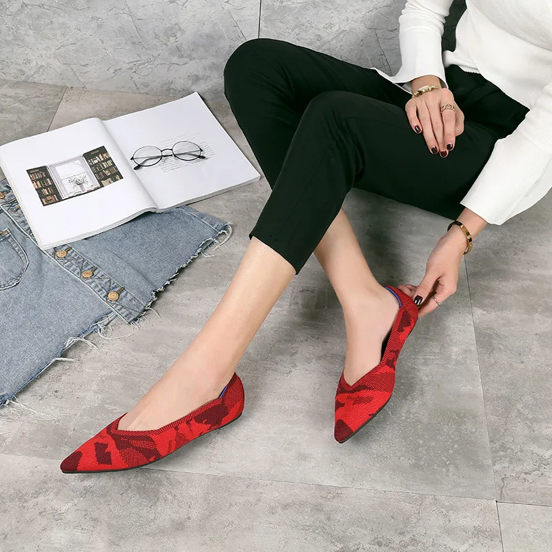 Dropshiping 2019 New Woven Women's Shoes Pointed Shallow Mouth Flat Boat Shoes Soft Bottom Pregnant Women Shoes
Dropshiping 2019 New Woven Women's Shoes Pointed Shallow Mouth Flat Boat Shoes Soft Bottom Pregnant Women Shoes