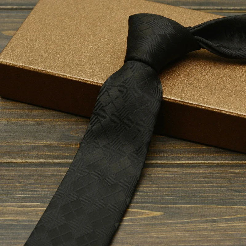 New Fahion Men's Ties Solid Narrow Formal Black Twill Plaid Paisley Men Skinny Silm Necktie Wedding ties 6cm width Party Ties
New Fahion Men's Ties Solid Narrow Formal Black Twill Plaid Paisley Men Skinny Silm Necktie Wedding ties 6cm width Party Ties