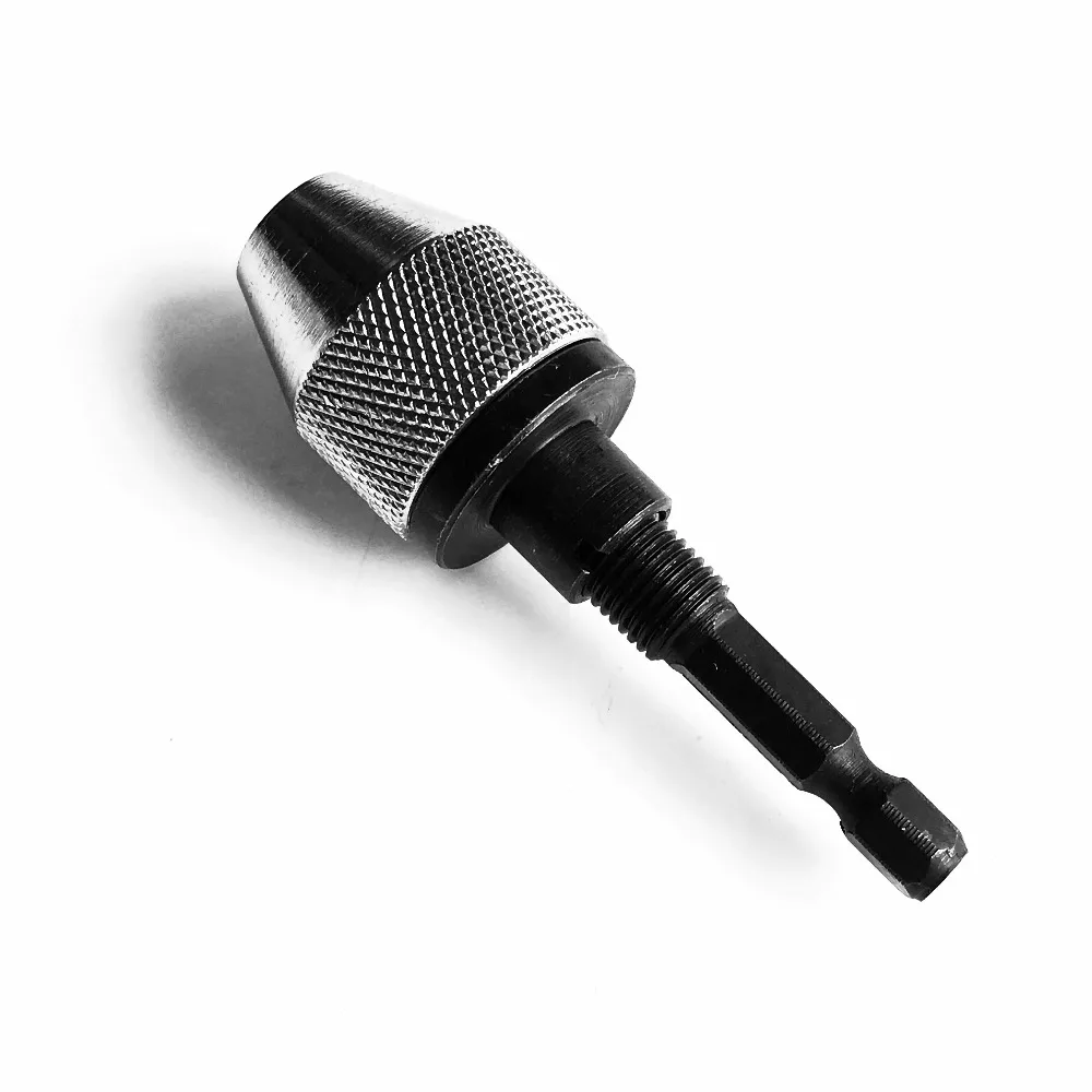 Free Shipping 1pc 1/4" Hex Shank Chuck With Gripping Range From 0.3-6.5mm Three Jaw Chuck For Power Tools Using
Free Shipping 1pc 1/4" Hex Shank Chuck With Gripping Range From 0.3-6.5mm Three Jaw Chuck For Power Tools Using