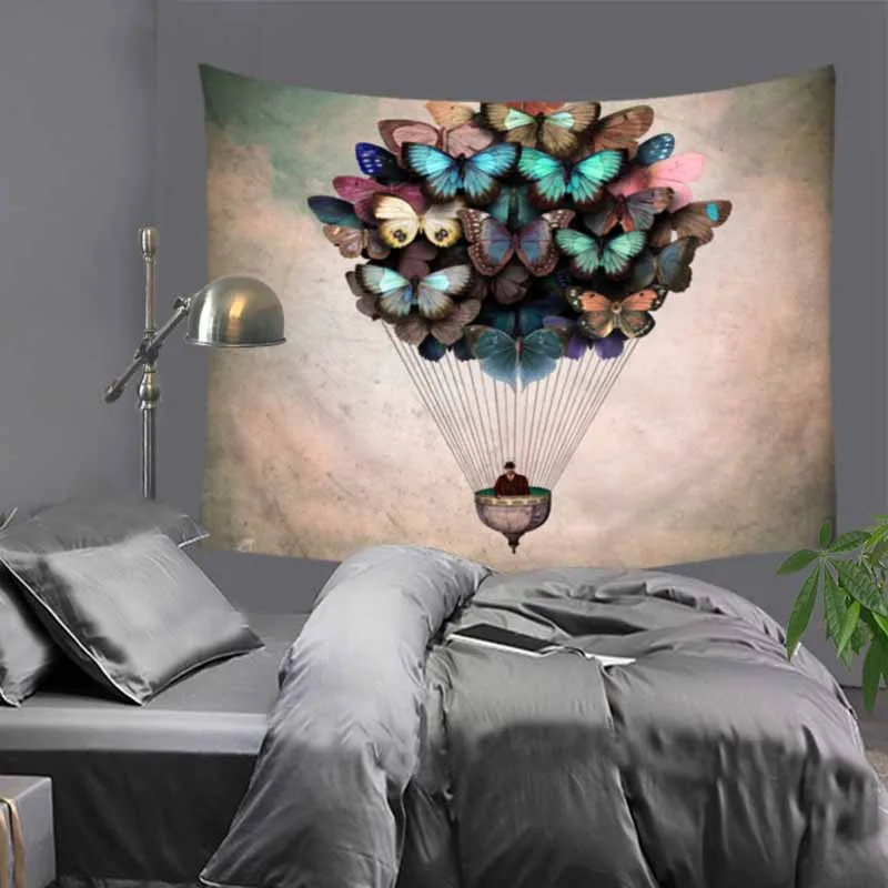 Indian tapestry hippie mandala wall hanging Bohemian bedspread dorm decor tapestries flower butterfly wall carpet 51x60" LZE54
Indian tapestry hippie mandala wall hanging Bohemian bedspread dorm decor tapestries flower butterfly wall carpet 51x60" LZE54