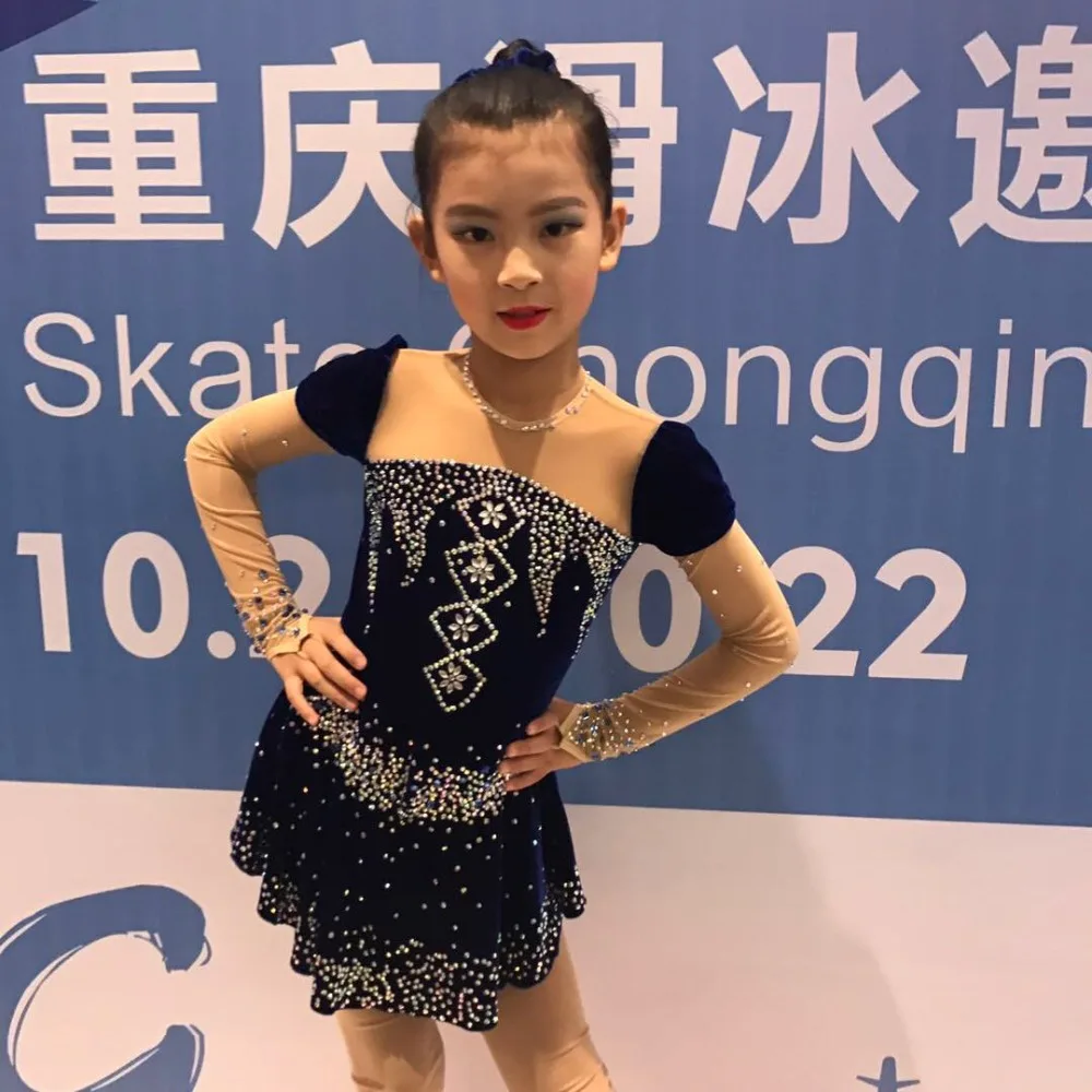 Ice figure skating dress/Spanish/Tap Costume Dance Latino Rhythmic Acro leotard
Ice figure skating dress/Spanish/Tap Costume Dance Latino Rhythmic Acro leotard