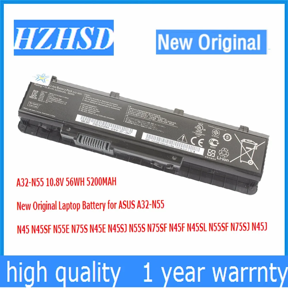 10,8 V 56WH 5200MAH Новый оригинальный A32-N55 Аккумулятор для ноутбука ASUS N45 N45SF N55E N75S N45E N45SJ N55S N75SF N45F N45SL N55SF N75SJ
10,8 V 56WH 5200MAH Новый оригинальный A32-N55 Аккумулятор для ноутбука ASUS N45 N45SF N55E N75S N45E N45SJ N55S N75SF N45F N45SL N55SF N75SJ