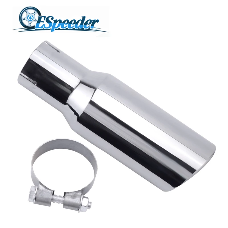 ESPEEDER Universal Polished Stainless Steel Car Silencer 3.0" Inlet To 4.0" Outlet Exhaust Tip Muffler System With Clamp
ESPEEDER Universal Polished Stainless Steel Car Silencer 3.0" Inlet To 4.0" Outlet Exhaust Tip Muffler System With Clamp