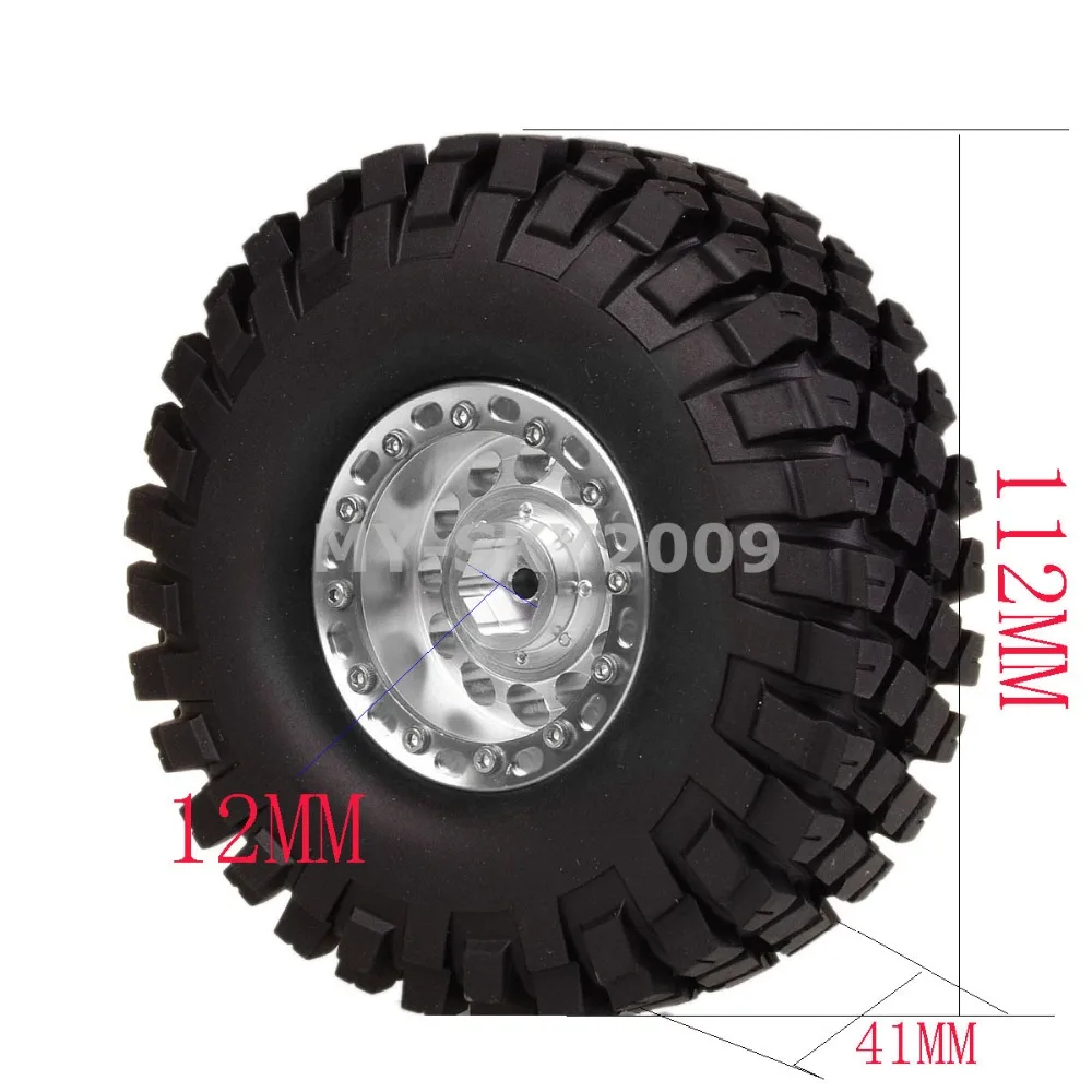 4pcs RC Model 1/10 Rock Crawler 1.9" Alloy Wheel Rims & 112mm Super Swamper Rocks Tires / Tyre 1060-7038
4pcs RC Model 1/10 Rock Crawler 1.9" Alloy Wheel Rims & 112mm Super Swamper Rocks Tires / Tyre 1060-7038