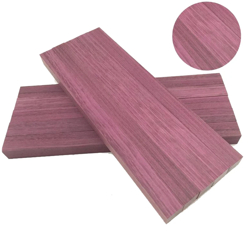 Handmade wood material Peltogyne Purpleheart wood Knife handle material plate wood Wood carving material many size -1 piece
Handmade wood material Peltogyne Purpleheart wood Knife handle material plate wood Wood carving material many size -1 piece
