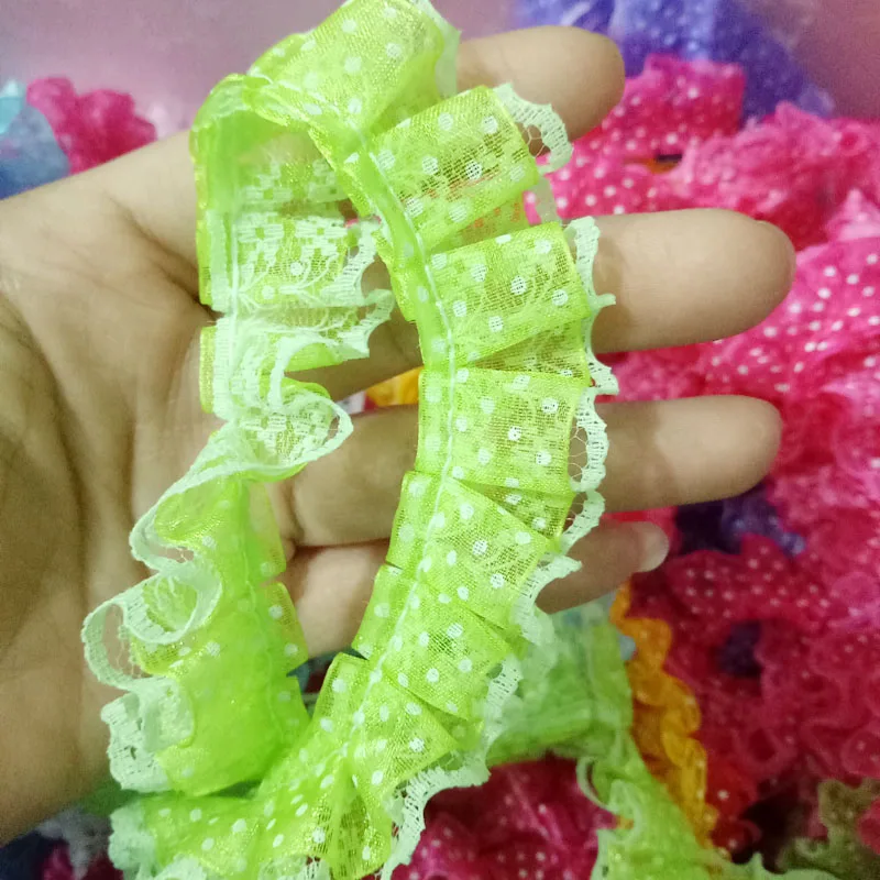 1M Pleated Dot Lace Fabric 2cm Ribbon Collar Lace Trim Doll Dress Sewing Accessories Guipure Craft Supplies Lace Material RT12
1M Pleated Dot Lace Fabric 2cm Ribbon Collar Lace Trim Doll Dress Sewing Accessories Guipure Craft Supplies Lace Material RT12