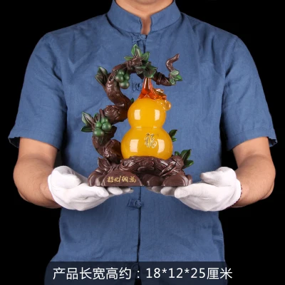 Gourd decorated wine cabinet adornment hom Wine cabinet decoration Home furnishings office crafts wufu linmen opening gifts room
Gourd decorated wine cabinet adornment hom Wine cabinet decoration Home furnishings office crafts wufu linmen opening gifts room