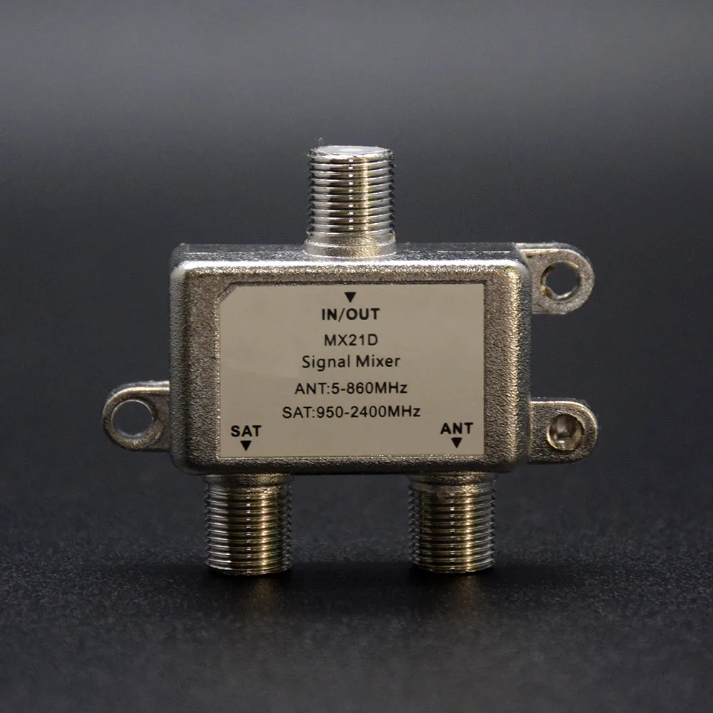 Waterproof 2 in 1 2 Ways Satellite Splitter TV Signal no noise Cable TV Signal Mixer SAT/ANT Diplexer Light-weight & Compact
Waterproof 2 in 1 2 Ways Satellite Splitter TV Signal no noise Cable TV Signal Mixer SAT/ANT Diplexer Light-weight & Compact