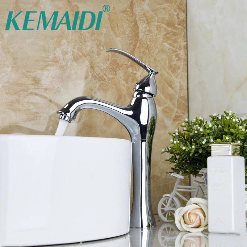 KEMAIDI Bathroom Basin Faucet torneira do banheiro Water Tap Chrome Polished Bathroom Faucet Basin Single Hole MixerTaps
KEMAIDI Bathroom Basin Faucet torneira do banheiro Water Tap Chrome Polished Bathroom Faucet Basin Single Hole MixerTaps