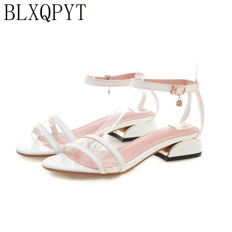 BLXQPYT Big Size 32-45 Women Ankle Strap Sandals Square heel Fashion peep toe Ladies shoes 2019 New Woman wedding Sandals 76-5
BLXQPYT Big Size 32-45 Women Ankle Strap Sandals Square heel Fashion peep toe Ladies shoes 2019 New Woman wedding Sandals 76-5