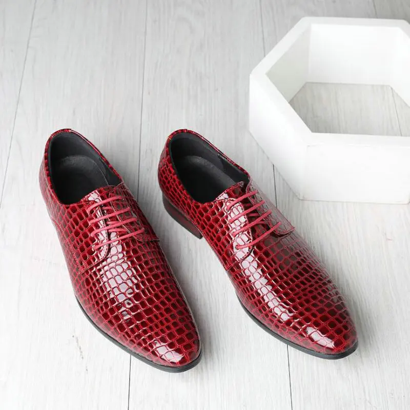 Italian Luxury Dress Shoes Men Business Fashion Formal Shoes Crocodile Pattern Leather Men's Wedding Shoes Big Plus Size LK-50
Italian Luxury Dress Shoes Men Business Fashion Formal Shoes Crocodile Pattern Leather Men's Wedding Shoes Big Plus Size LK-50