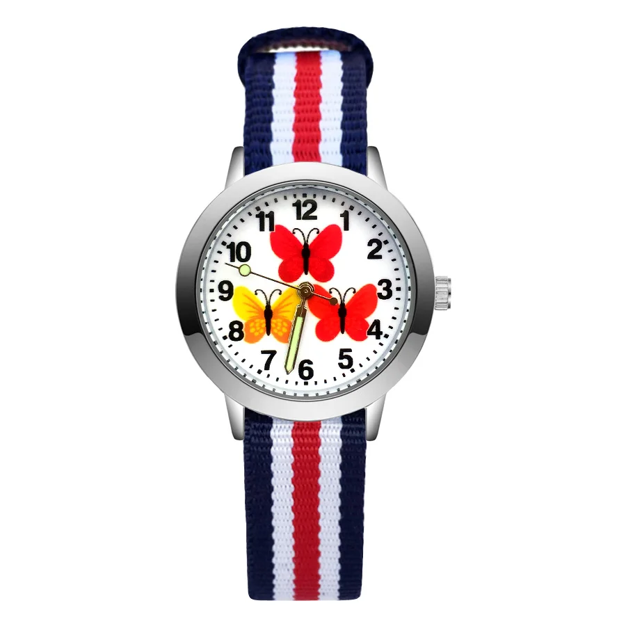 Cartoon Cute pretty Butterfly Style Children's Watches Kids Student Girls Boys Quartz Nylon Strap Wrist Watch JA163
Cartoon Cute pretty Butterfly Style Children's Watches Kids Student Girls Boys Quartz Nylon Strap Wrist Watch JA163