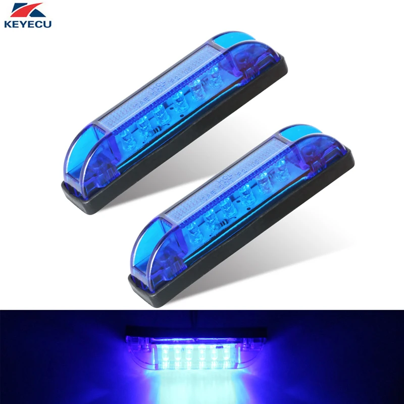 KEYECU 2 шт. 4 "синий 6LED боковые габаритные огни Задний боковой зазор габаритный фонарь для грузовика прицепа лодки автобуса RV Крытый Открытый
KEYECU 2 шт. 4 "синий 6LED боковые габаритные огни Задний боковой зазор габаритный фонарь для грузовика прицепа лодки автобуса RV Крытый Открытый