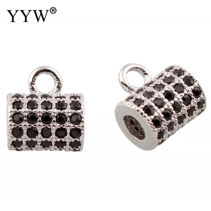 Brand Jewelry Accessories Cubic Zirconia Micro Pave Brass Pendants Wholesale Lot Column Cylinder Black Cubic Zirconia Charm Bead
Brand Jewelry Accessories Cubic Zirconia Micro Pave Brass Pendants Wholesale Lot Column Cylinder Black Cubic Zirconia Charm Bead