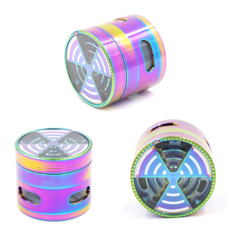 Rainbow 4 layer smoke grinder 63mm zinc alloy bottom opening tobacco grinder ice blue cigarette machine free shipping
Rainbow 4 layer smoke grinder 63mm zinc alloy bottom opening tobacco grinder ice blue cigarette machine free shipping