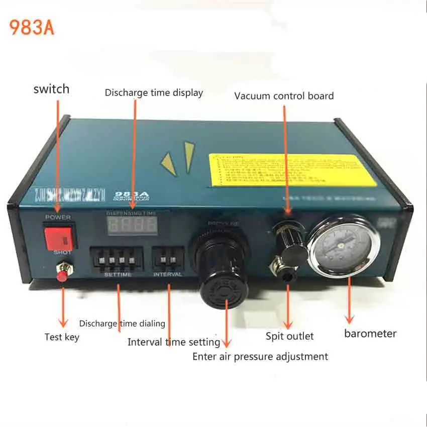 YCL983A Dispensing Machine Fully Automatic Quick-Drying Rubber Epoxy Dispenser Squeezing Machine Silicone Filling Machine 220V
YCL983A Dispensing Machine Fully Automatic Quick-Drying Rubber Epoxy Dispenser Squeezing Machine Silicone Filling Machine 220V