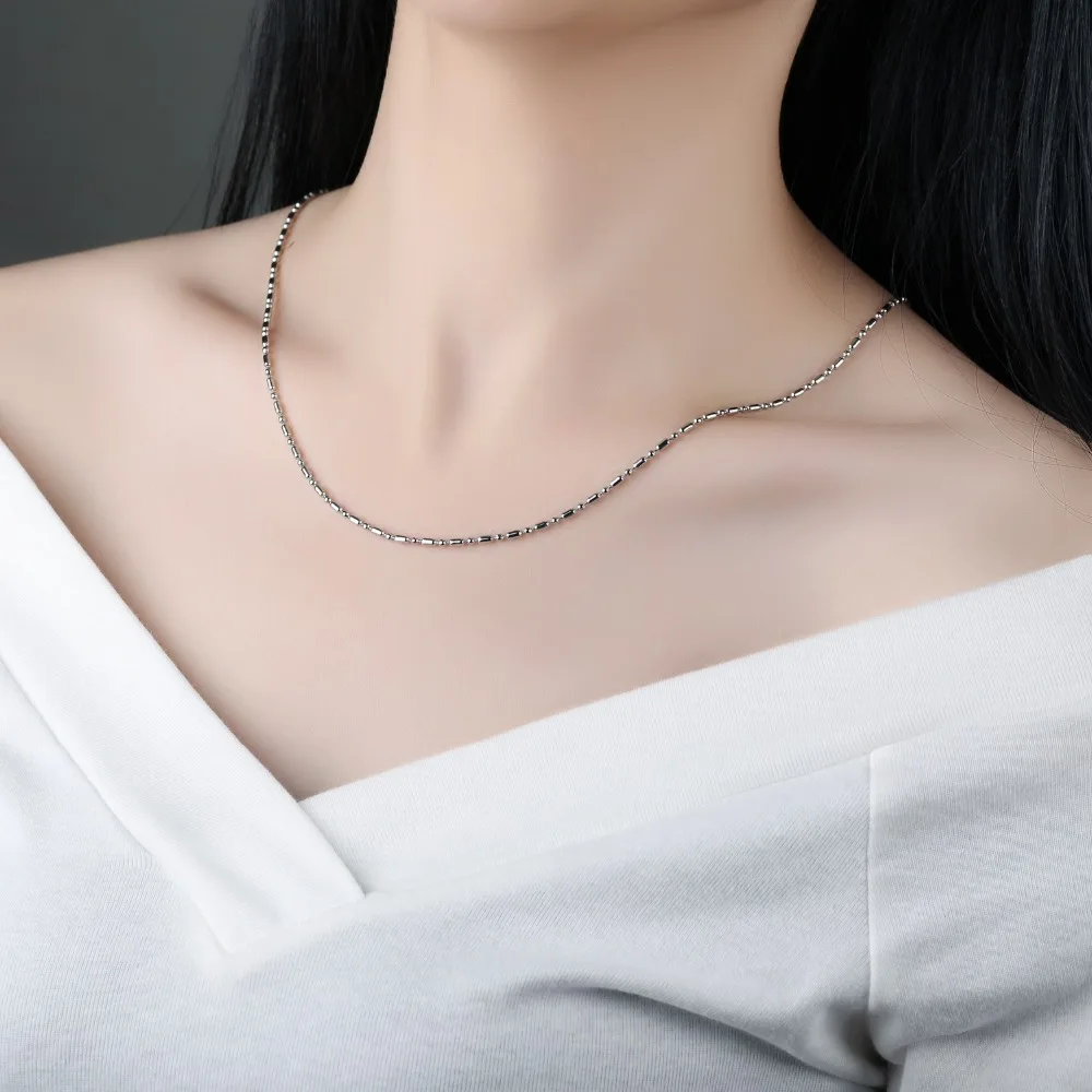 Fashion Jewelry Bamboo Link Chain Necklace 2.0-2.4MM Wide Stainless Steel Chain For Pendants Necklace Chain Accessorizes
Fashion Jewelry Bamboo Link Chain Necklace 2.0-2.4MM Wide Stainless Steel Chain For Pendants Necklace Chain Accessorizes