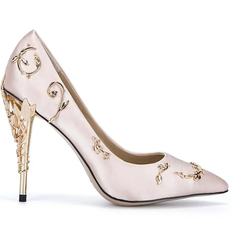 designer shoes women luxury 2018 Metallic gold sexy high heels bridal shoes silk pink stiletto women pumps plus size Escarpins
designer shoes women luxury 2018 Metallic gold sexy high heels bridal shoes silk pink stiletto women pumps plus size Escarpins