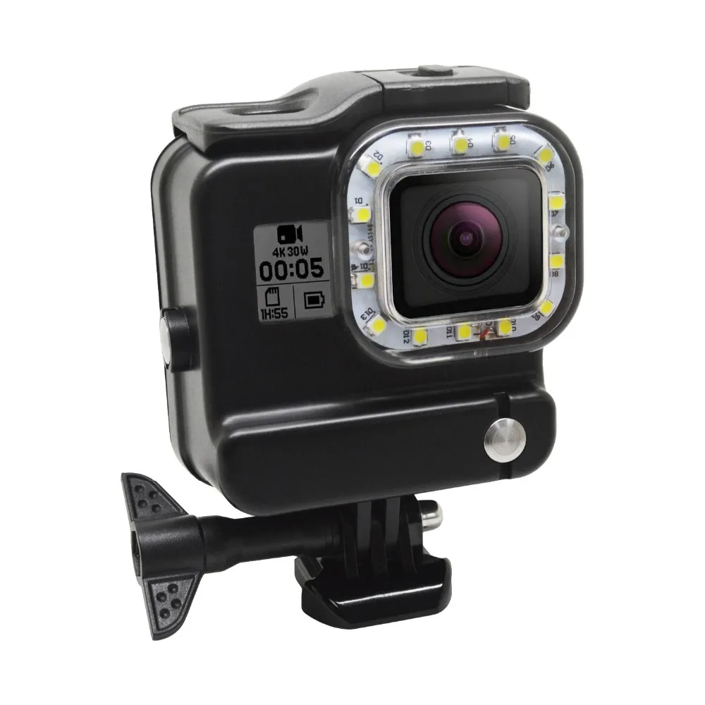 Водонепроницаемый светильник для камеры Gopro Hero 5, 6, 30 м, для подводной съемки
Водонепроницаемый светильник для камеры Gopro Hero 5, 6, 30 м, для подводной съемки
