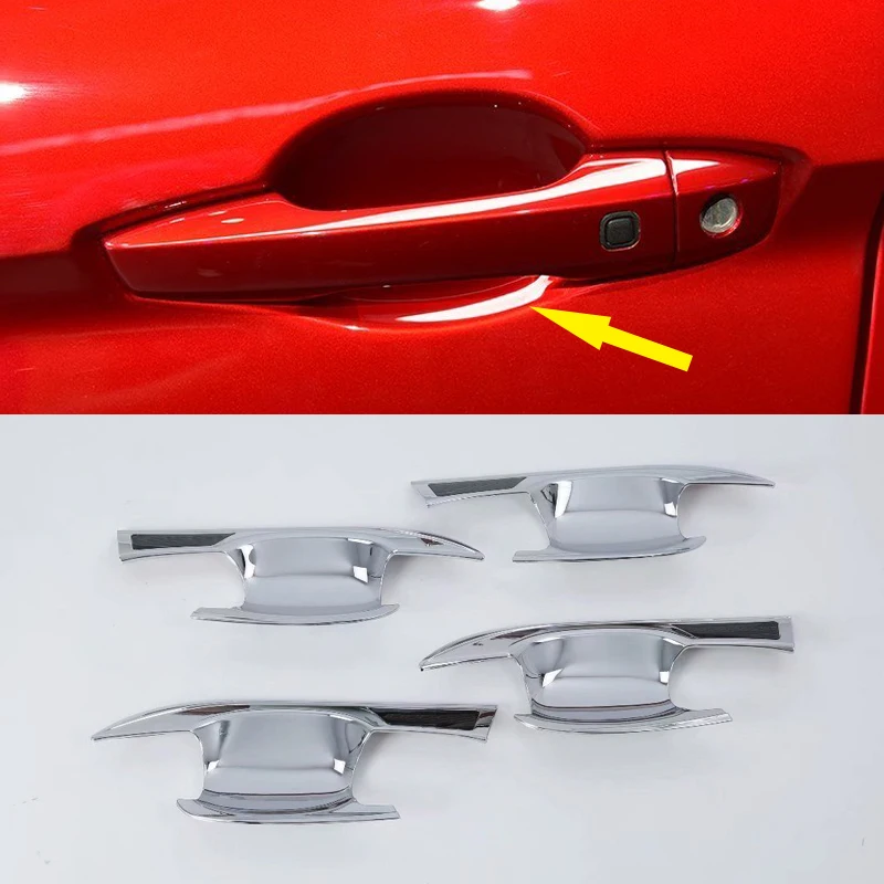 Car Styling 4PCS ABS Plastic Exterior Car Door Handle Bowl Cover Decoration Trim For Mitsubishi Eclipse Cross 2018 2019
Car Styling 4PCS ABS Plastic Exterior Car Door Handle Bowl Cover Decoration Trim For Mitsubishi Eclipse Cross 2018 2019