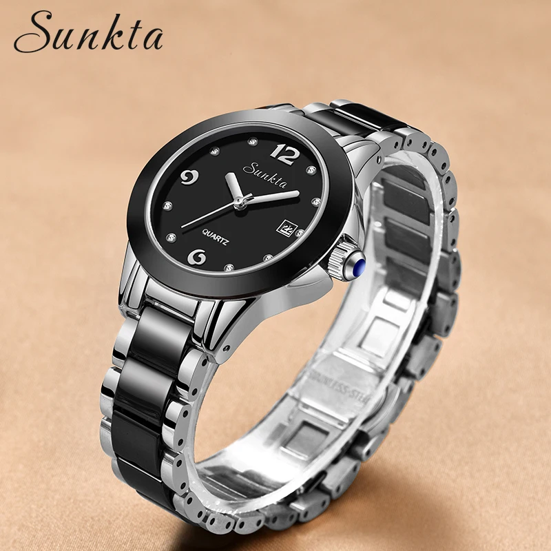 Fashion Women Watches SUNKTA Top Brand Luxury Stainless Steel Ladies Watch Women Casual Waterproof Gift Watch Relogio Feminino
Fashion Women Watches SUNKTA Top Brand Luxury Stainless Steel Ladies Watch Women Casual Waterproof Gift Watch Relogio Feminino