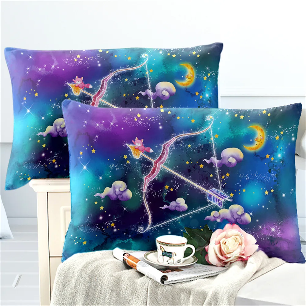 Kids Sagittarius Constellation Bedding Set Colorful Galaxy Duvet Cover Set Girls Cartoon Bedding Polyester Bedclothes 3Pcs D45
Kids Sagittarius Constellation Bedding Set Colorful Galaxy Duvet Cover Set Girls Cartoon Bedding Polyester Bedclothes 3Pcs D45