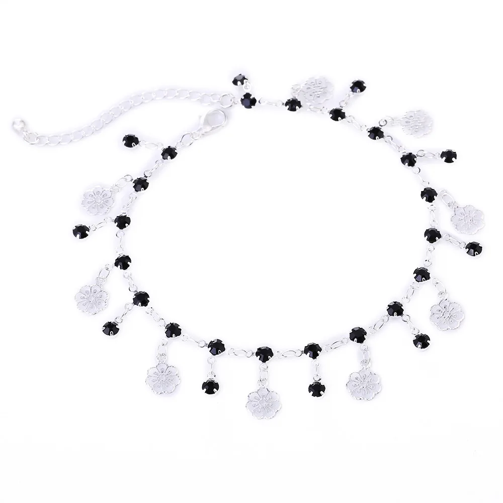 New Beach Exquisite Footchain Anklets Hollow Plum Blossom Crystal Handmade Pendant Anklet Bracelet for Women Foot Jewelry
New Beach Exquisite Footchain Anklets Hollow Plum Blossom Crystal Handmade Pendant Anklet Bracelet for Women Foot Jewelry
