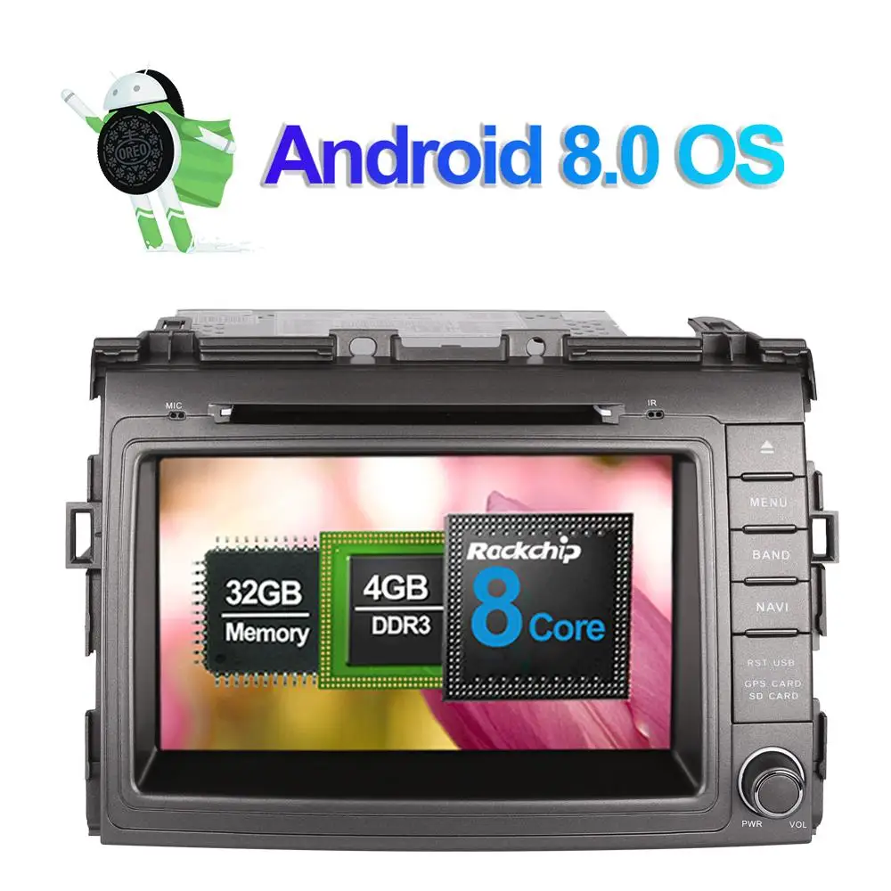 4 ГБ ОЗУ Android 8 0 автомобильный DVD GPS навигатор для Toyota Previa Estima Tarago Canarado 2006
