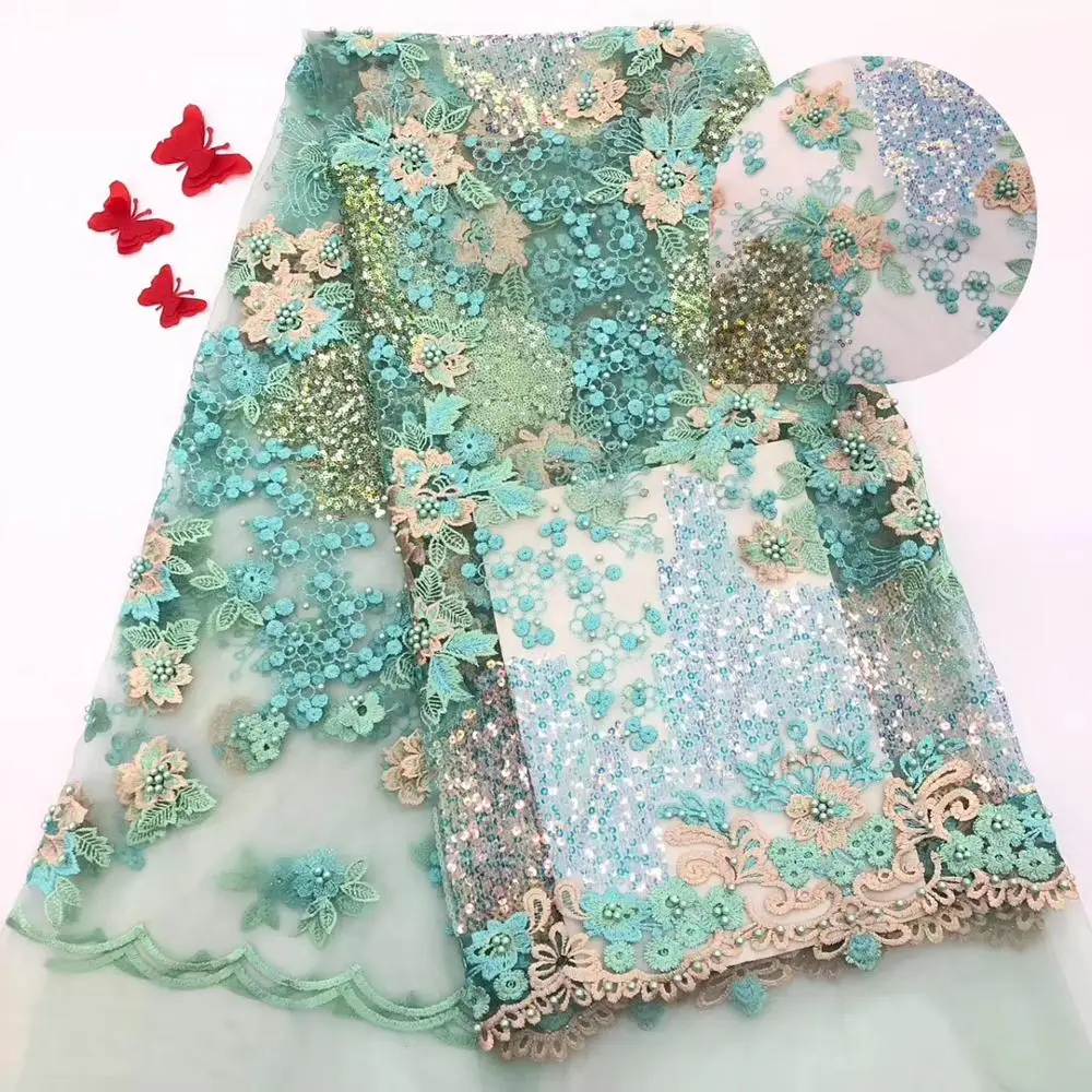 African french net lace fabric high quality embroidery beaded tulle mesh sequins lace fabric 5 yards Nigerian lace fabrics women
African french net lace fabric high quality embroidery beaded tulle mesh sequins lace fabric 5 yards Nigerian lace fabrics women