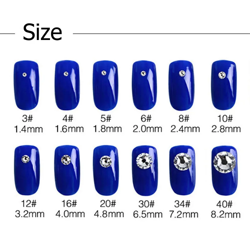 1 Pack Transparent AB Glass Stone Crystal Nail Rhinestones SS3-SS20 Flatback Glitter 3D Strass Charm Gem DIY Nail Art Decoration
1 Pack Transparent AB Glass Stone Crystal Nail Rhinestones SS3-SS20 Flatback Glitter 3D Strass Charm Gem DIY Nail Art Decoration