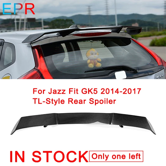 For Jazz Fit GK5 2014-2017 TL-Style Carbon Fiber Rear Spoiler For Honda Glossy Fiber Roof Wing
For Jazz Fit GK5 2014-2017 TL-Style Carbon Fiber Rear Spoiler For Honda Glossy Fiber Roof Wing
